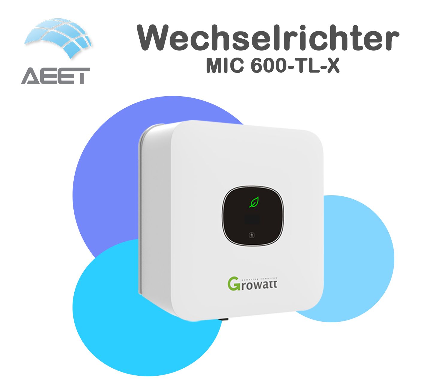 Wechselrichter Growatt MIC 600TL-X | 06TL-X - Micro Wechselrichter Growatt MIC 600TL-X | 06TL-X - Micro