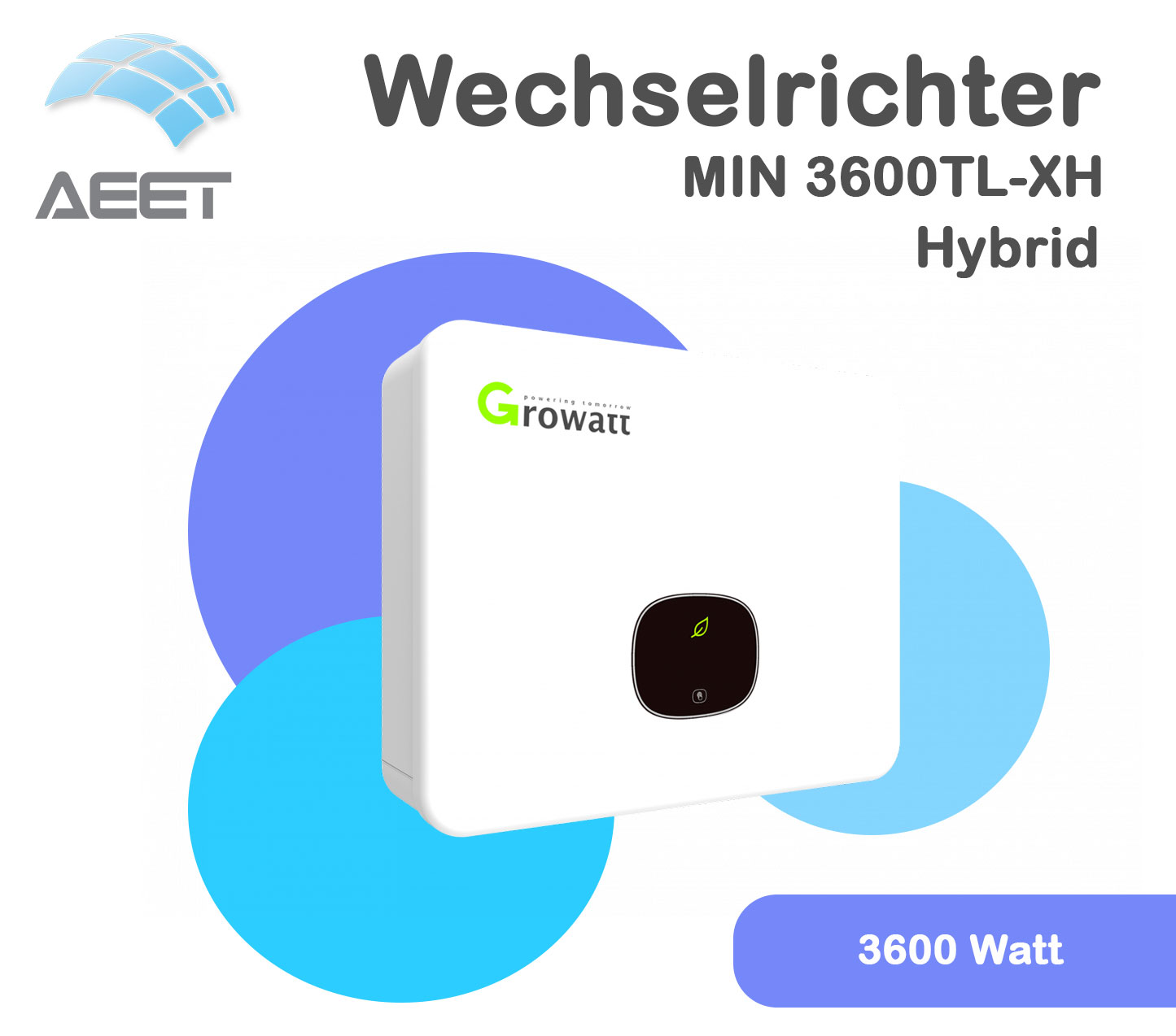 Wechselrichter Growatt MIN 3600TL-XH