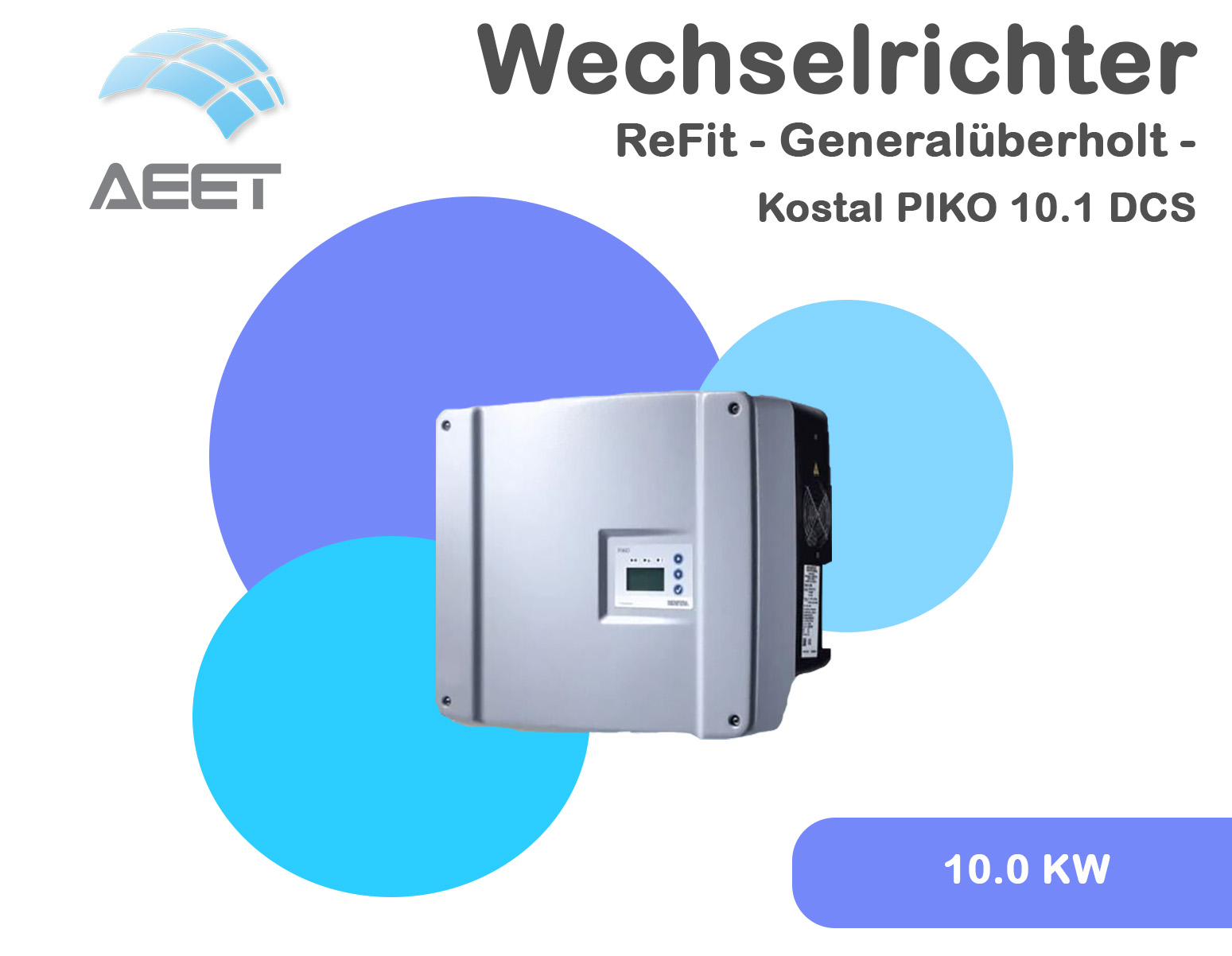 Wechselrichter ReFit Kostal Piko 10.1 DCS Wechselrichter ReFit Kostal Piko 10.1 DCS