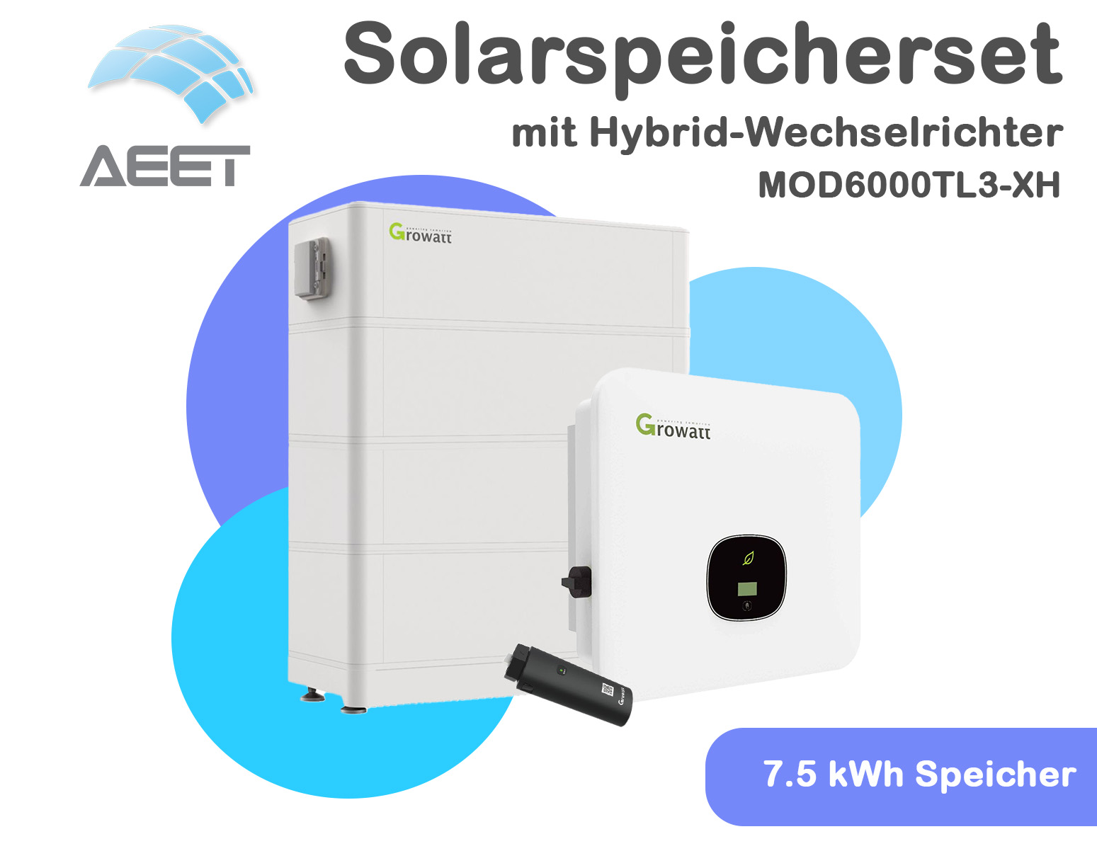 Growatt SET MOD Speichersystem DC 6.0 kW m 7.5 kWh Speicher