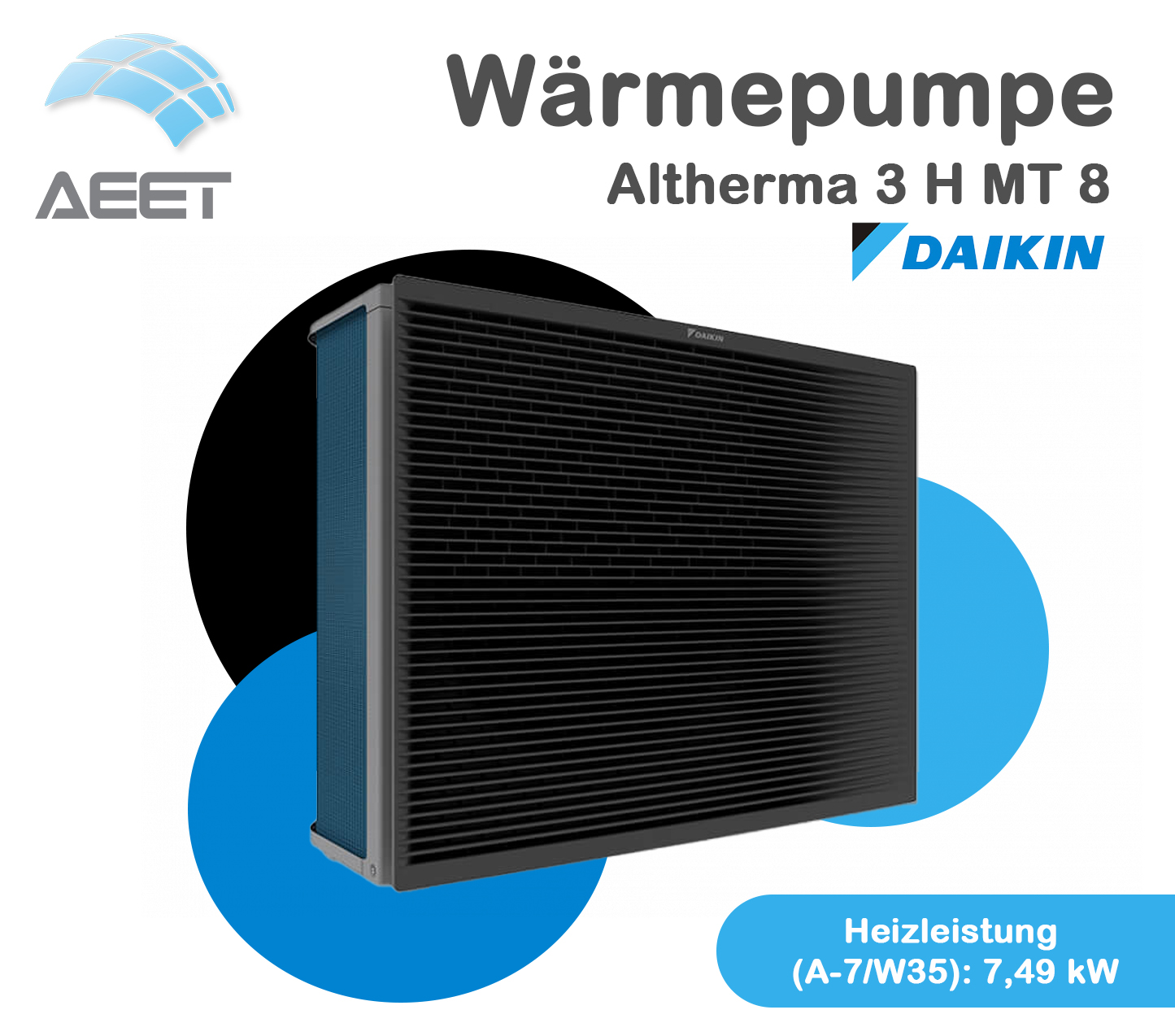 Wärmepumpe DAIKIN Altherma 3 H MT 8 Wärmepumpe DAIKIN Altherma 3 H MT 8