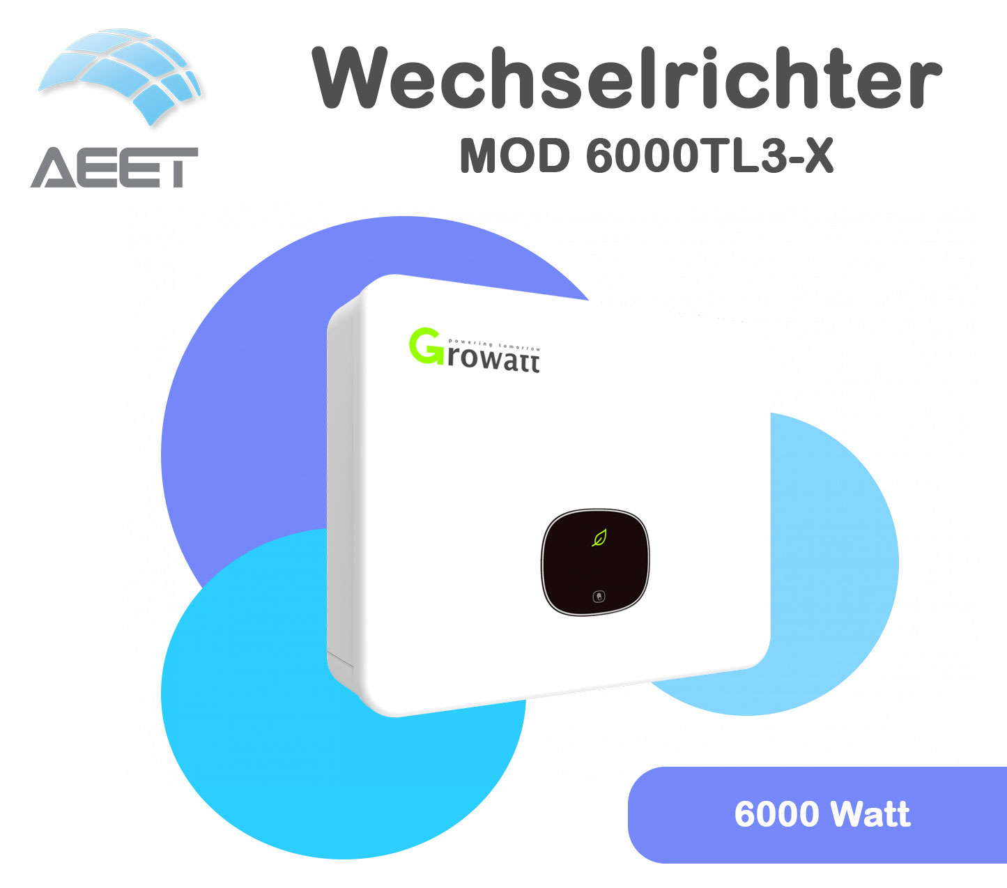 Wechselrichter Growatt MOD 6000TL3-X | 6KTL3-X mit AFCI