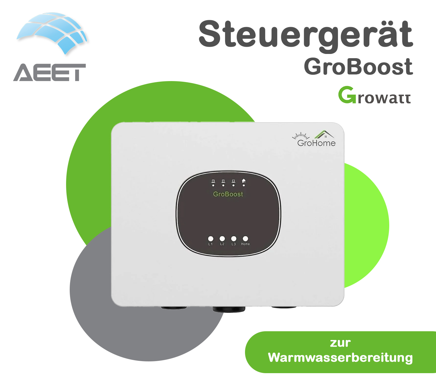 Growatt GroBoost Steuergerät zur Warmwasserbereitung Growatt GroBoost Steuergerät zur Warmwasserbereitung